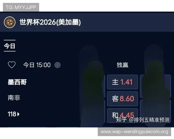 南非与墨西哥比赛胜平负规则介绍及投注策略建议